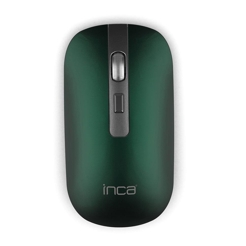 INCA IWM-531RY RECHARGEABLE SILENT BLUETOOTH KABLOSUZ MOUSE-YEŞİL