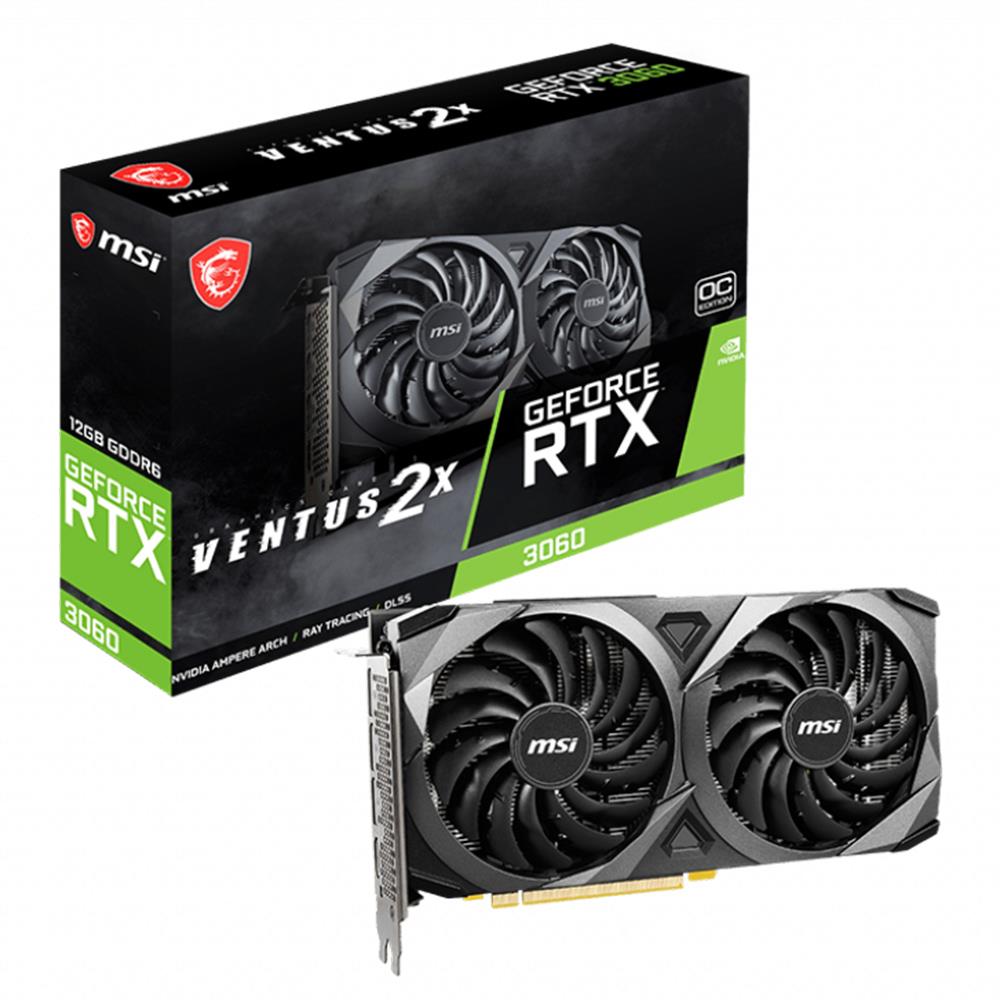 MSI GEFORCE RTX 3060 VENTUS 2X OC 12GB GDDR6 192Bit NVIDIA Ekran Kartı