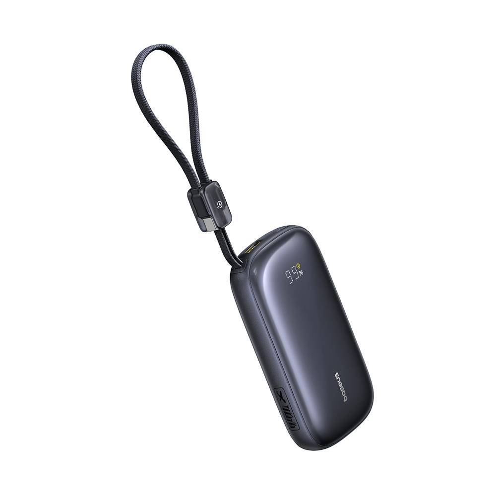 Baseus Enerfill FC21 QPow3 Ultra 45W 10000 mAh Hızlı Şarj Powerbank - Siyah