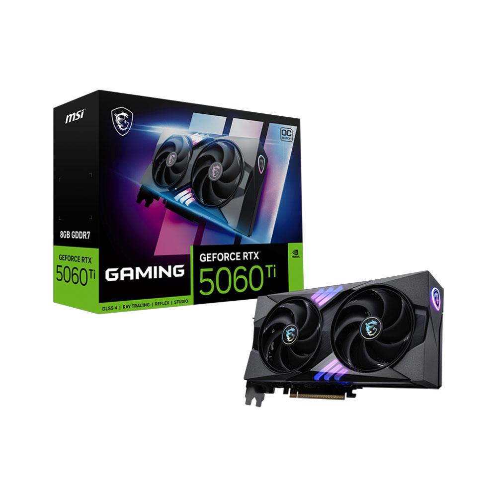 MSI GeForce RTX 5060 TI GAMING OC 8GB GDDR7 128Bit DLSS 4 Ekran Kartı